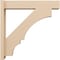Ekena Millwork 5 1/2-in W x 26-in D x 26-in H Balboa Block Rough Cedar Woodgrain TimberThane Outlooker, Primed Tan OUTUR055X26X26BOA44RCPR - alternate 2
